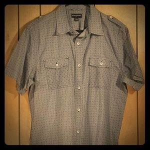Banana Republic men's patterned shirt